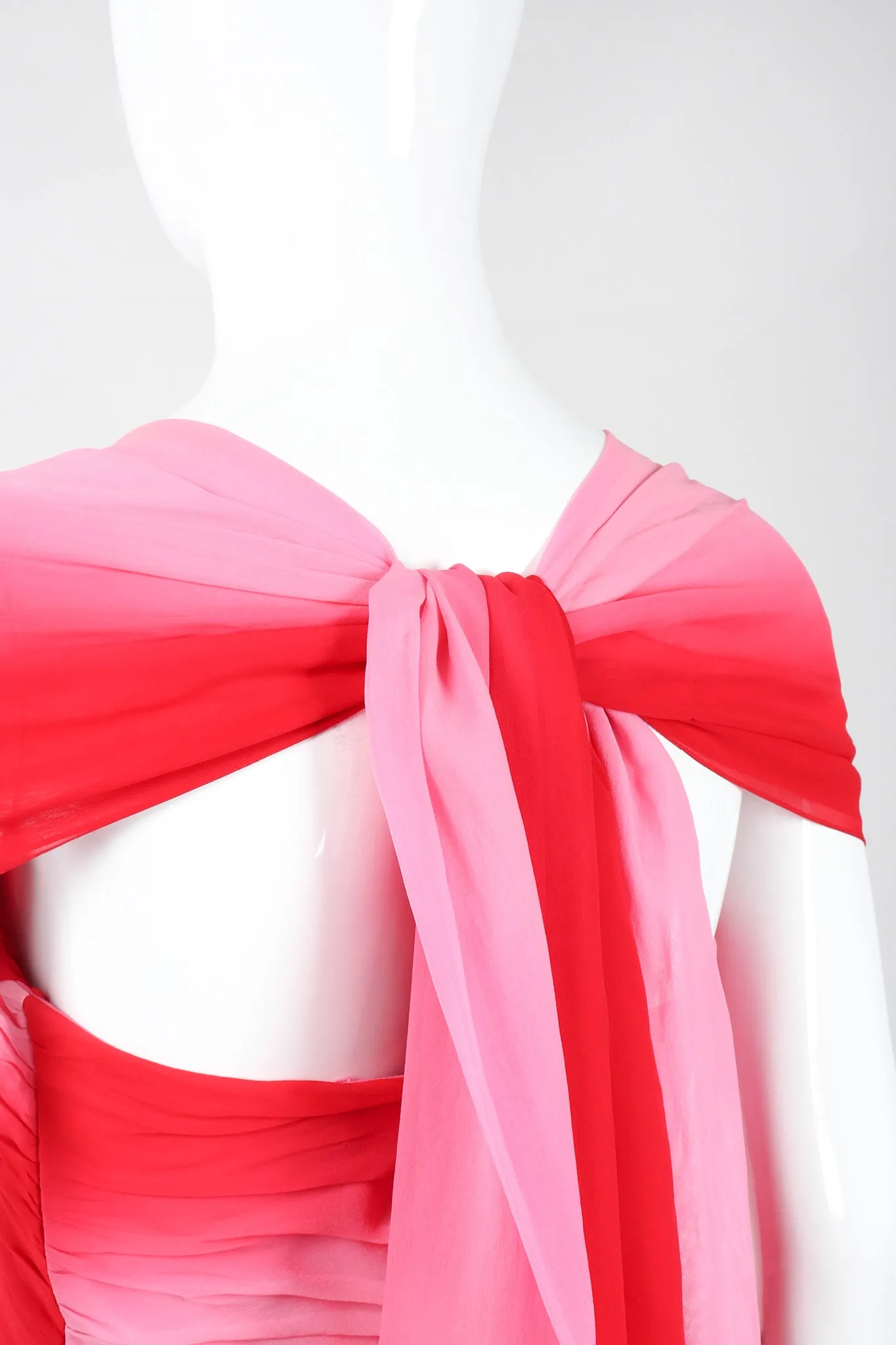Ombré Pleated Bustier