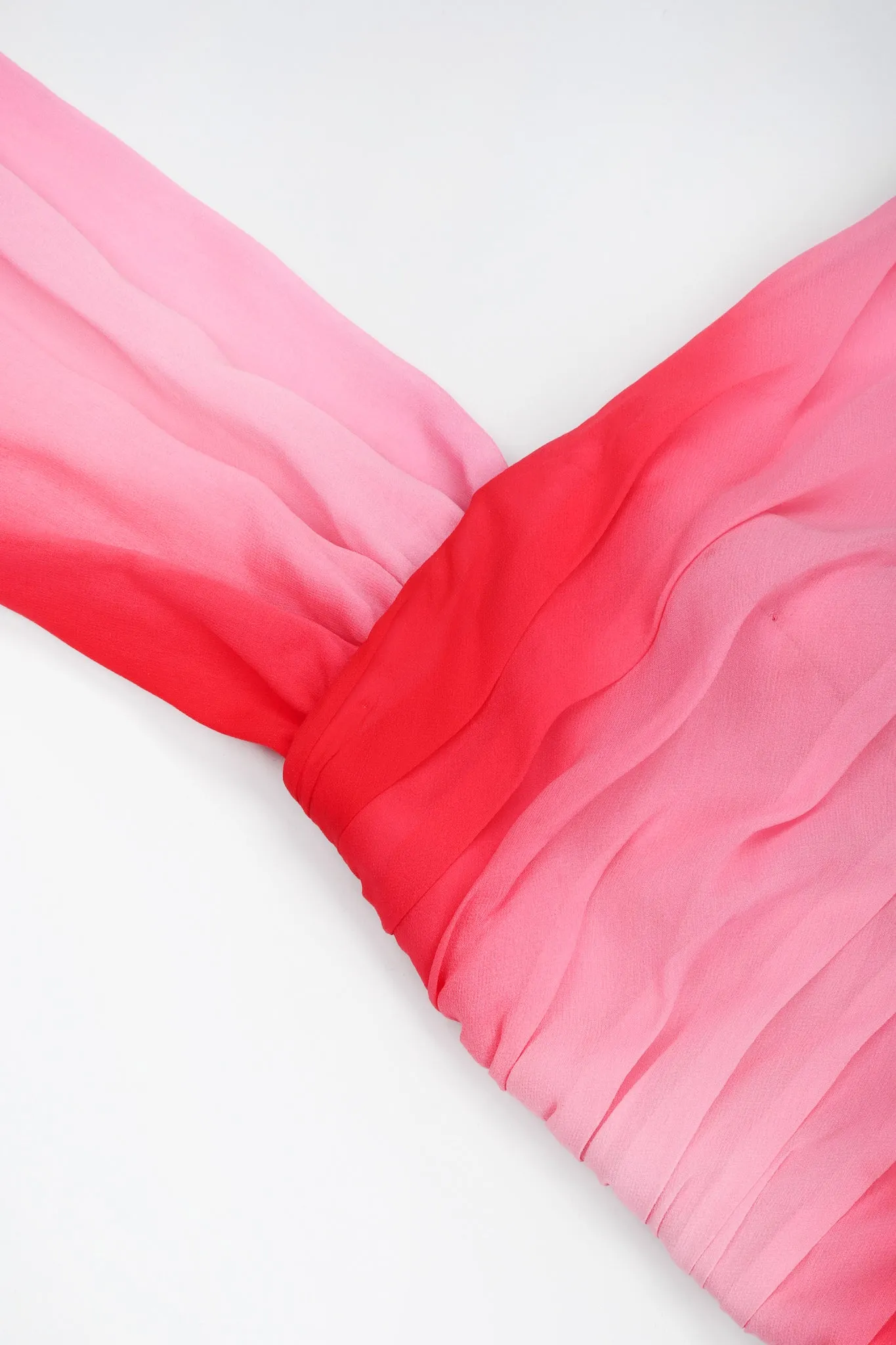Ombré Pleated Bustier