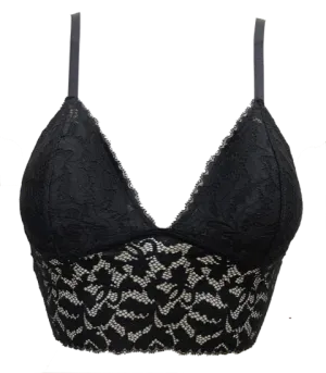 Open Lace Padded Bralette
