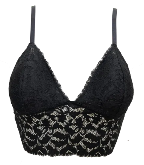 Open Lace Padded Bralette