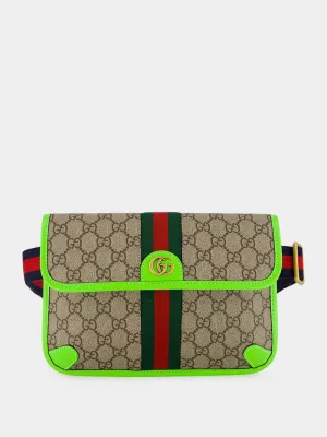 Ophidia Green GG Small Belt Bag