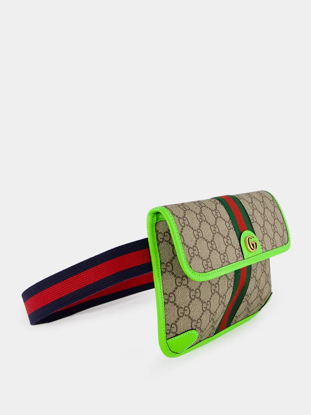 Ophidia Green GG Small Belt Bag