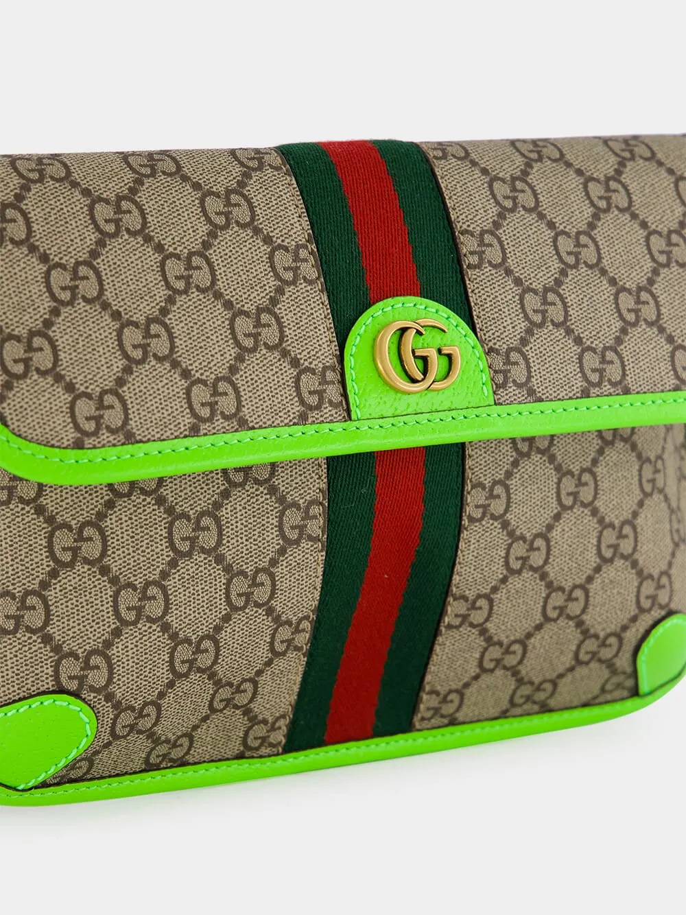 Ophidia Green GG Small Belt Bag