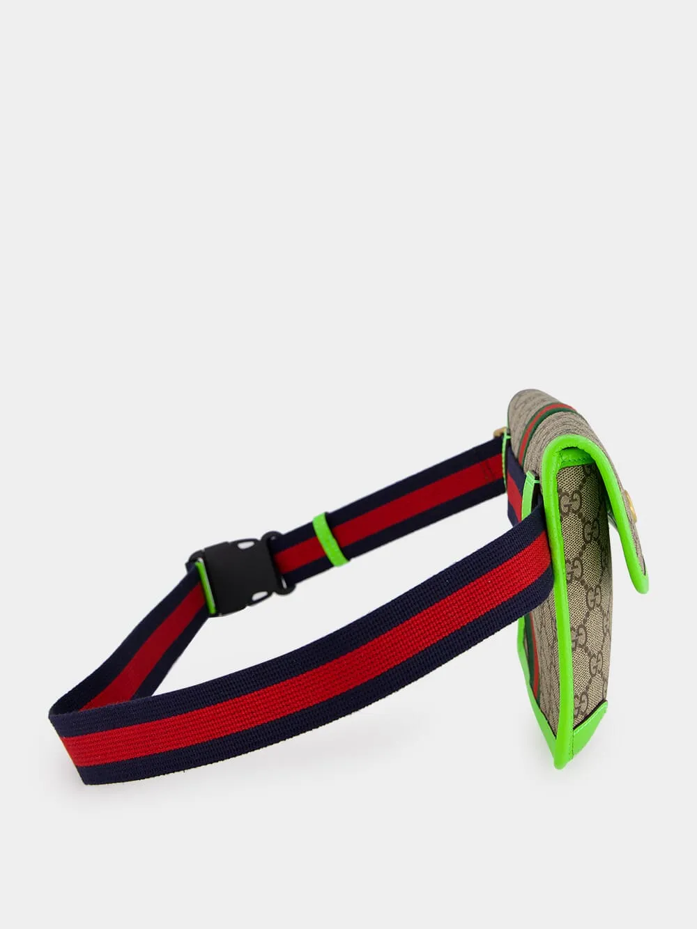 Ophidia Green GG Small Belt Bag