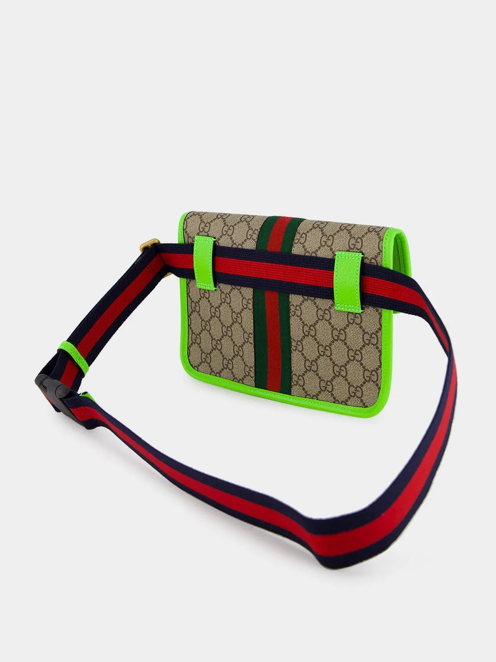 Ophidia Green GG Small Belt Bag