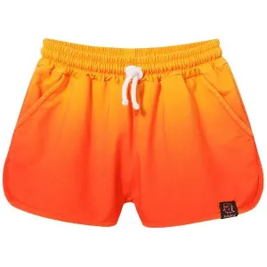 Orange Ombre 80's Shorts - 2 Left Size 2-4 & 4-6 years