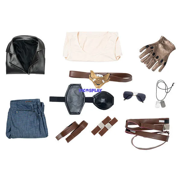 OW Pharah Fareeha Amari Skin Cosplay Costume