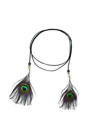 Peacock Hat Band