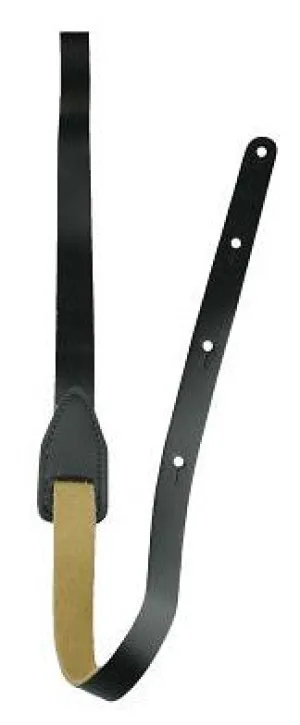 Perris Black Leather Mandolin Strap