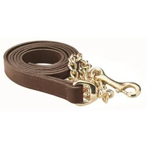 Perri's Leather Brass Plaited Lead