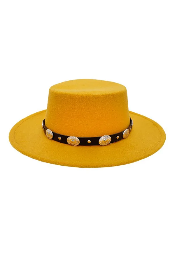 Petite Boater Hat (5 Colors)