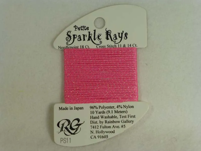 Petite Sparkle Rays PS11 Raspberry