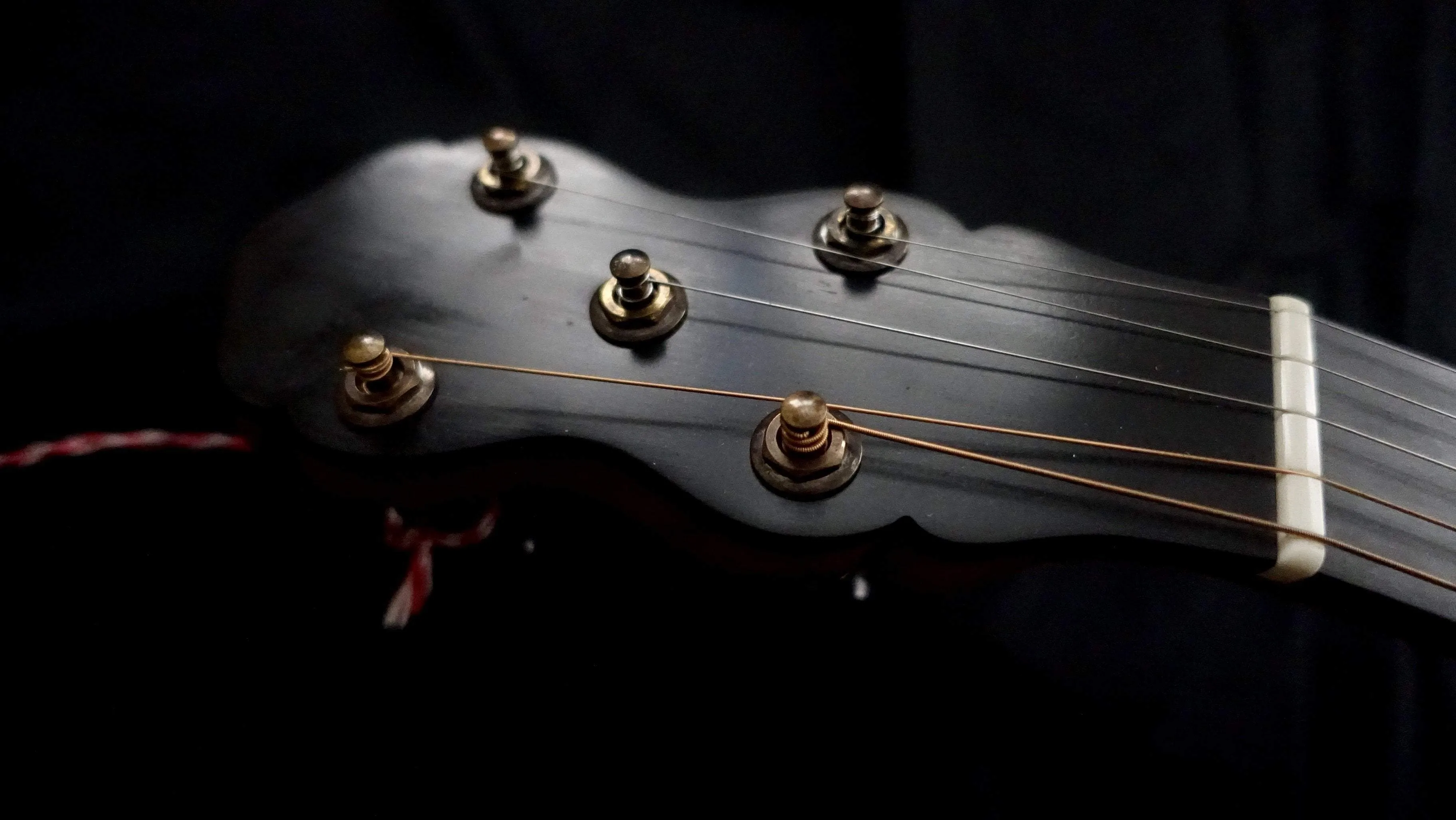 Pisgah 6 String Banjo with Cherry Neck and Tubaphone Tone Ring