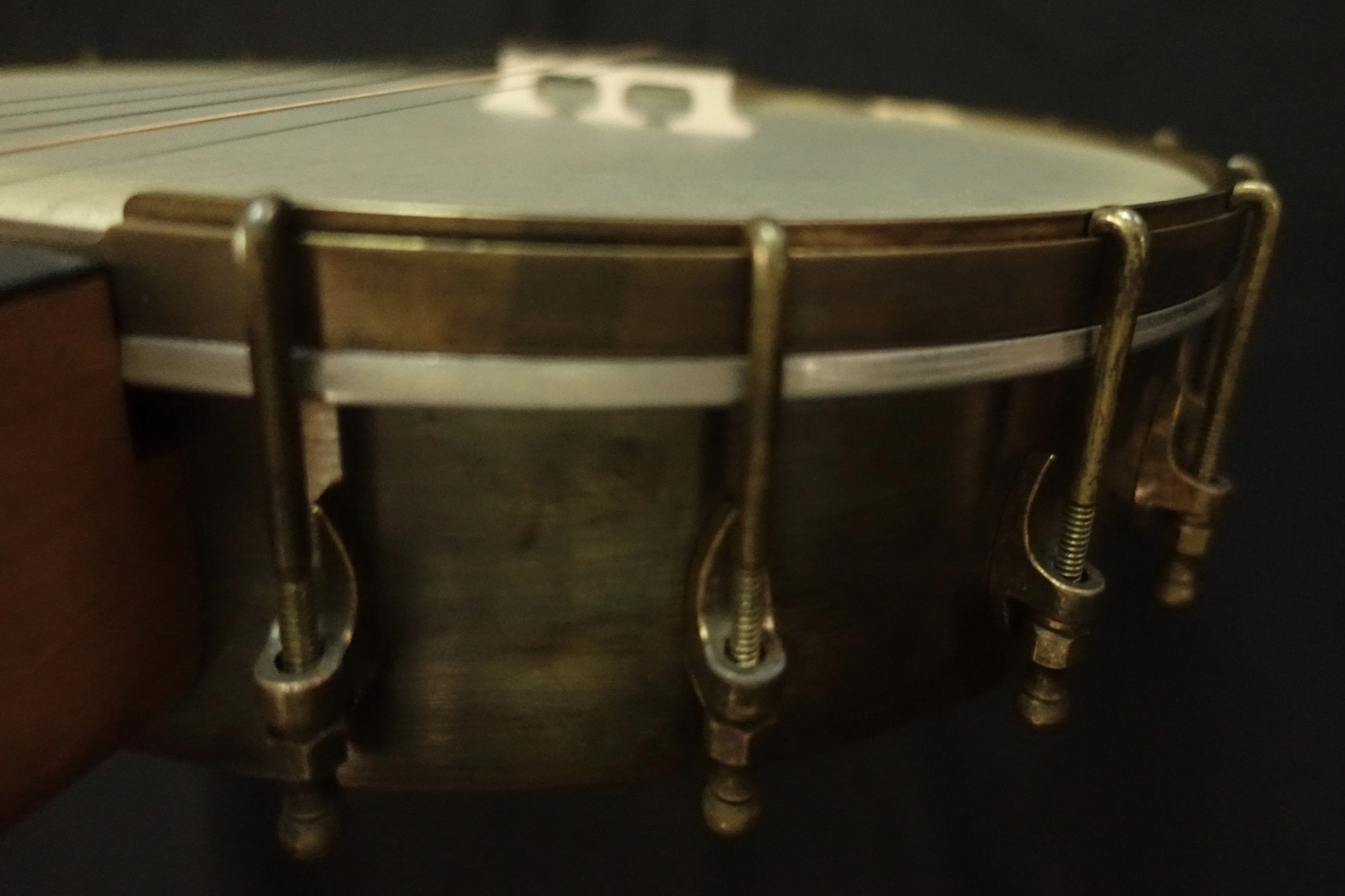 Pisgah Cherry Brass Spun Rambler Dobson 5-String Banjo Short Scale with 11" Pot