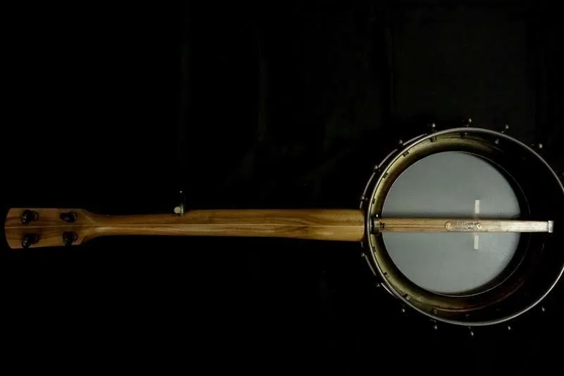 Pisgah Walnut Rambler Dobson A-Scale Banjo with Antique Brass Hardware