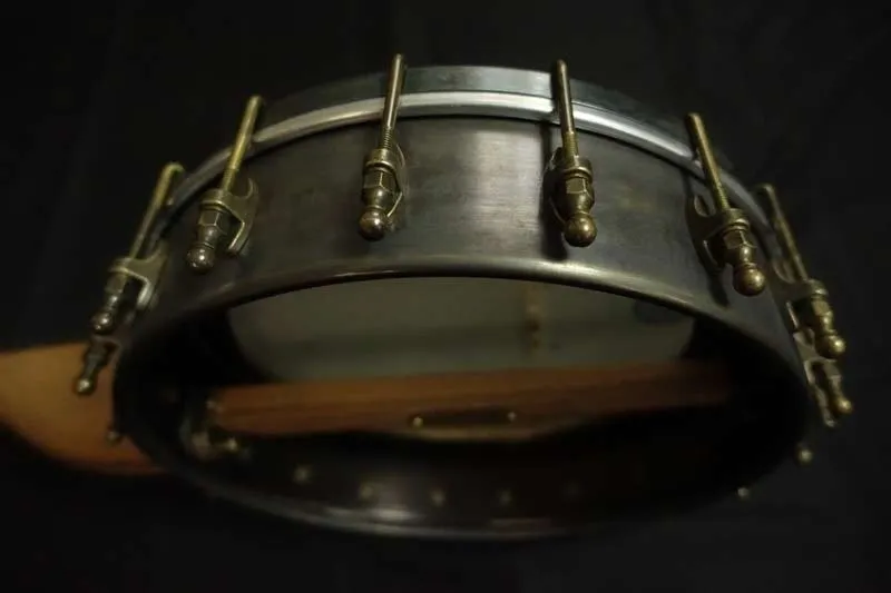 Pisgah Walnut Rambler Dobson A-Scale Banjo with Antique Brass Hardware