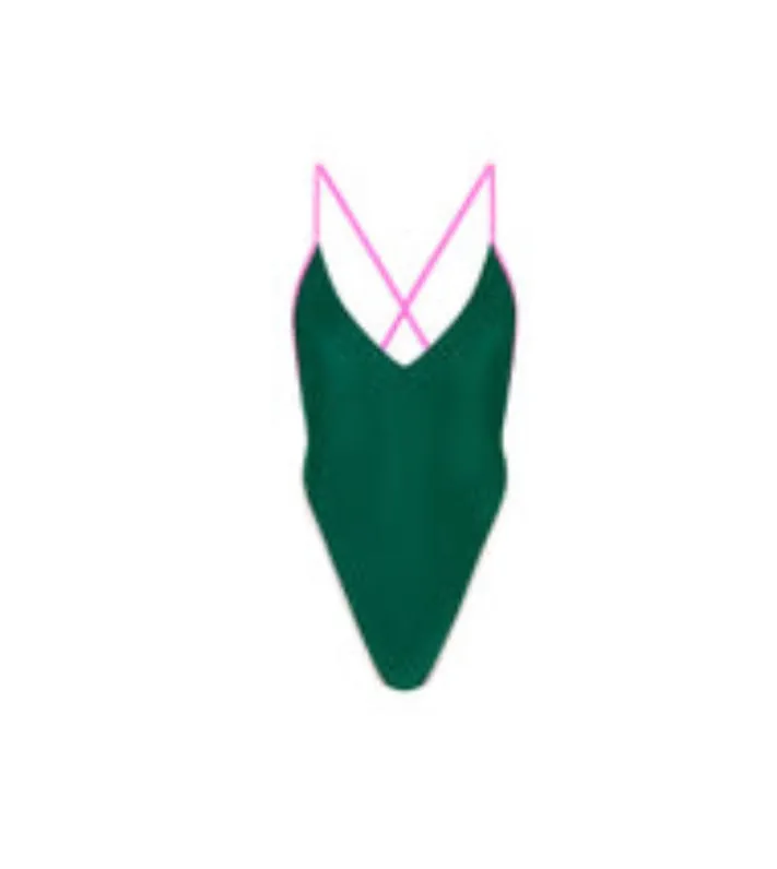 Plunge Cross Back | One Piece