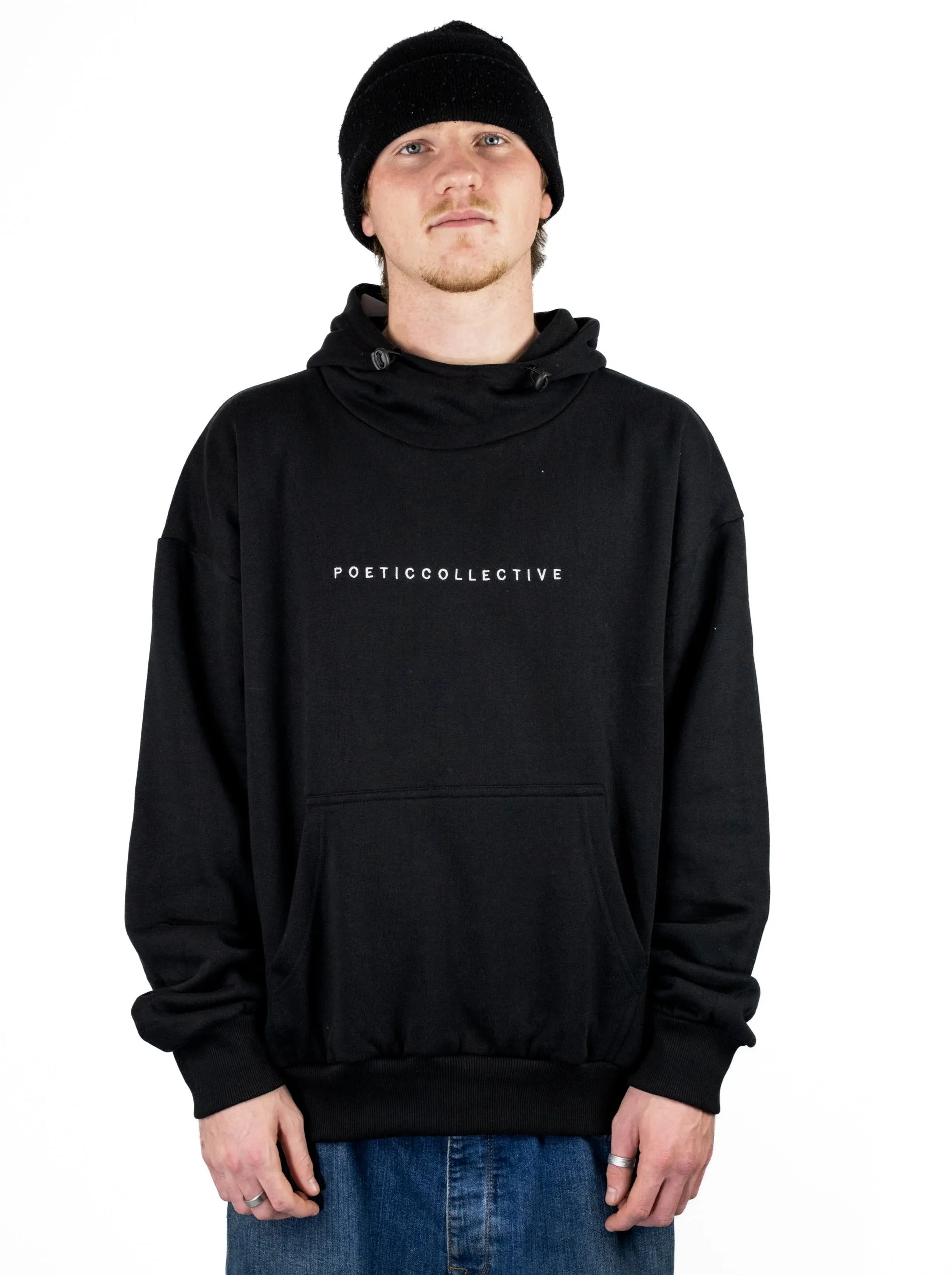 Poetic Collective - Ninja Hoodie - Heavyweight Organic Cotton - Black
