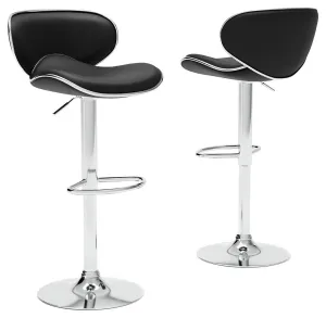 Pollzen - Tall Uph Swivel Barstool(2/cn), Sleek Appeal