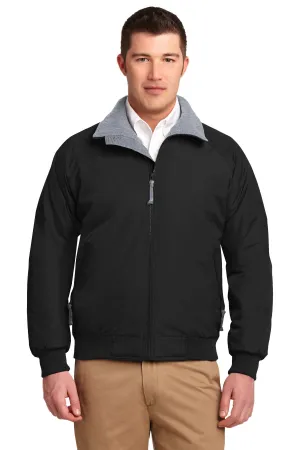 Port Authority Challenger Jacket. J754 True Black/ Grey Heather