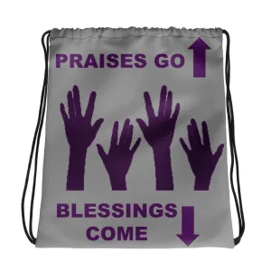 Praises Up Drawstring bag