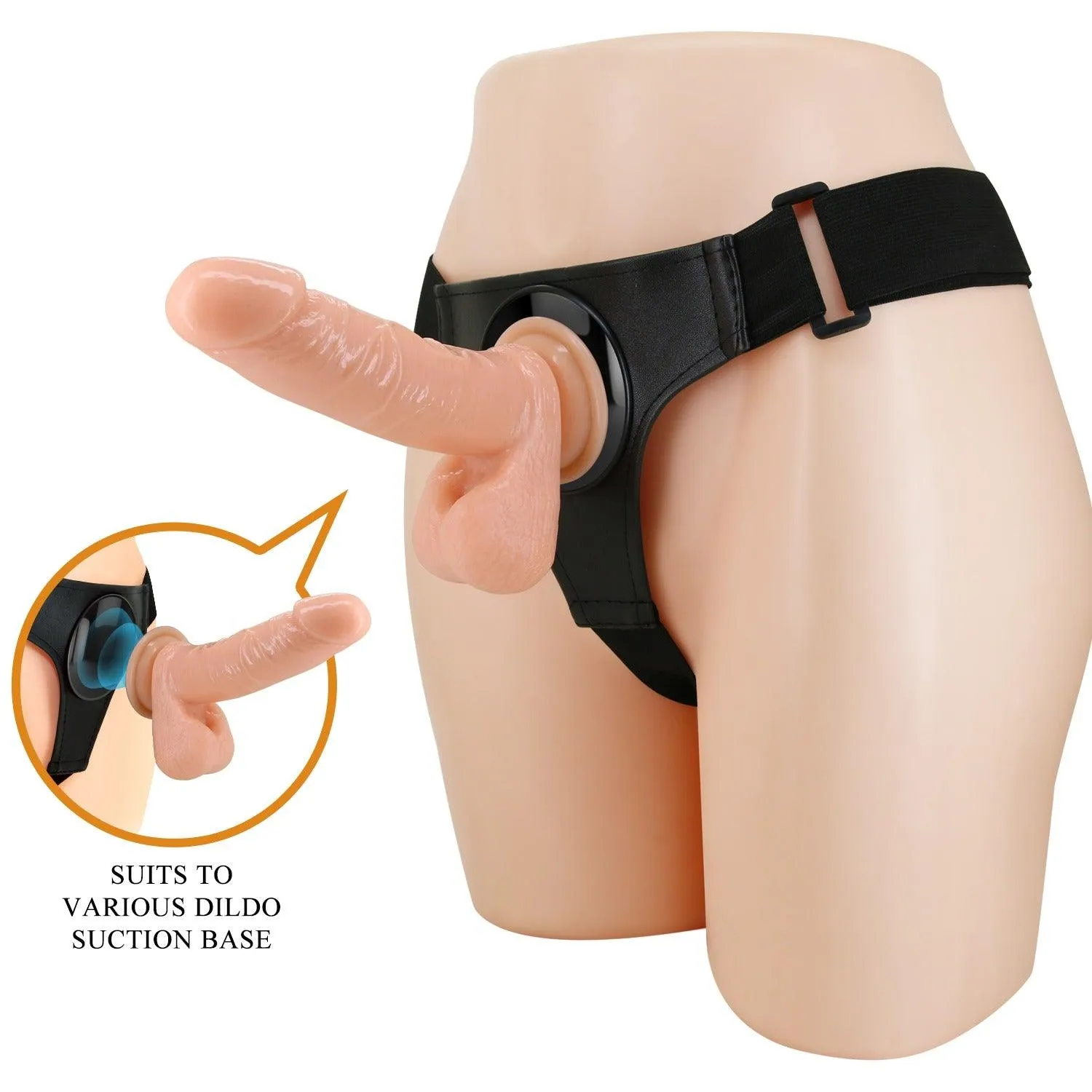 Pretty Love Universal Strap On Harness with 7.4'' Dildo