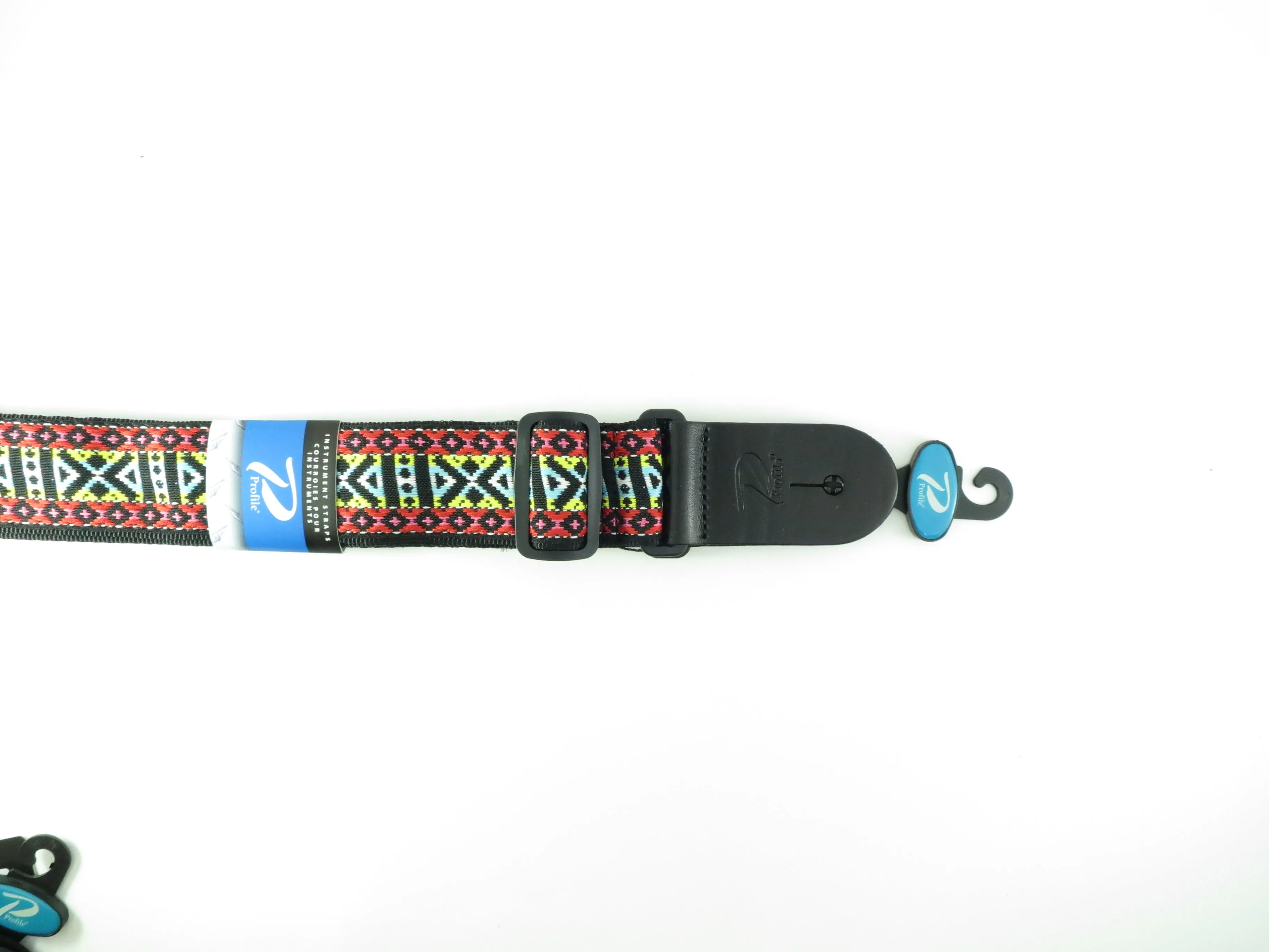 Profile 2' Jacquard Weave Edging Pattern Guitar Strap PGS625