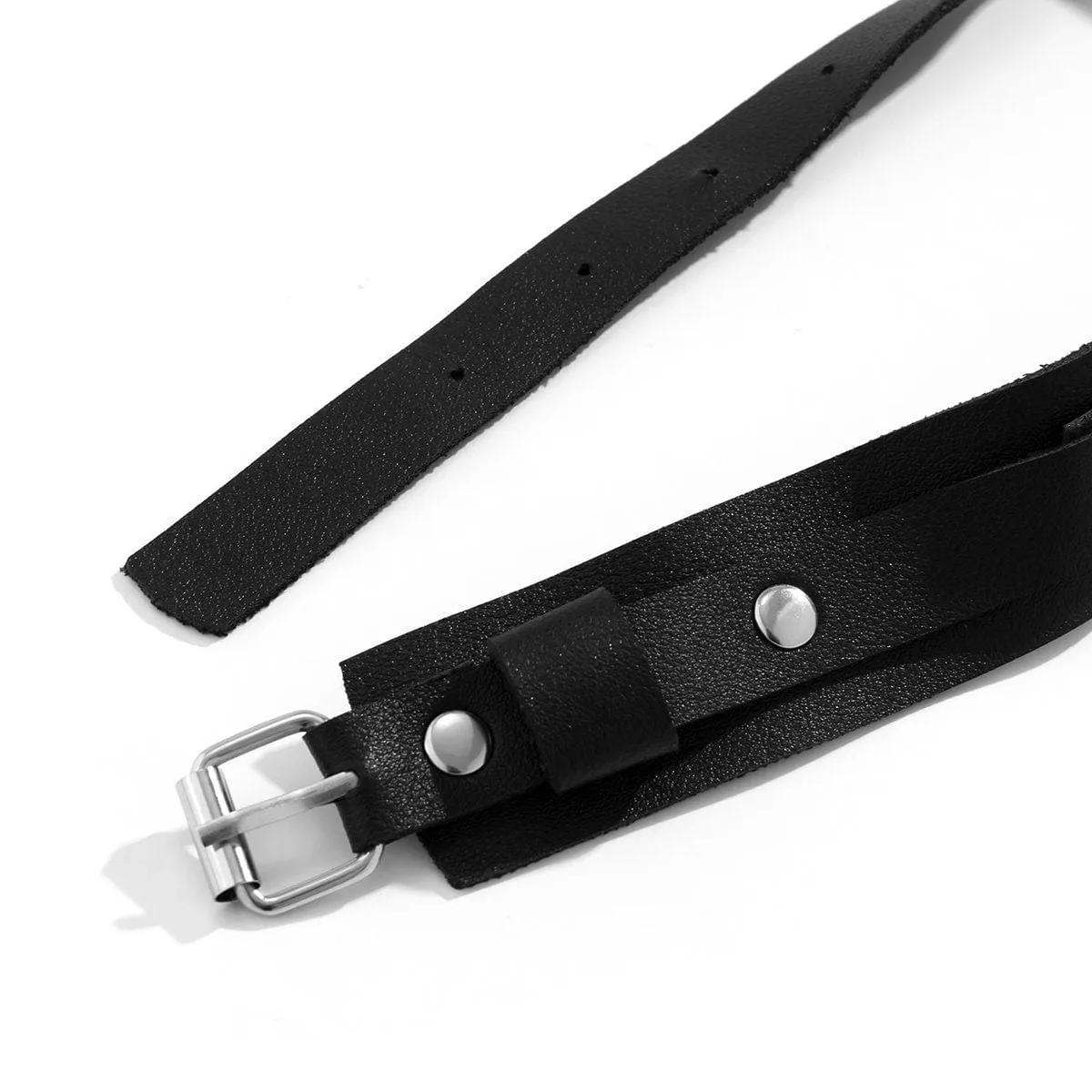 Punk PU Leather Upper Arm Cuff