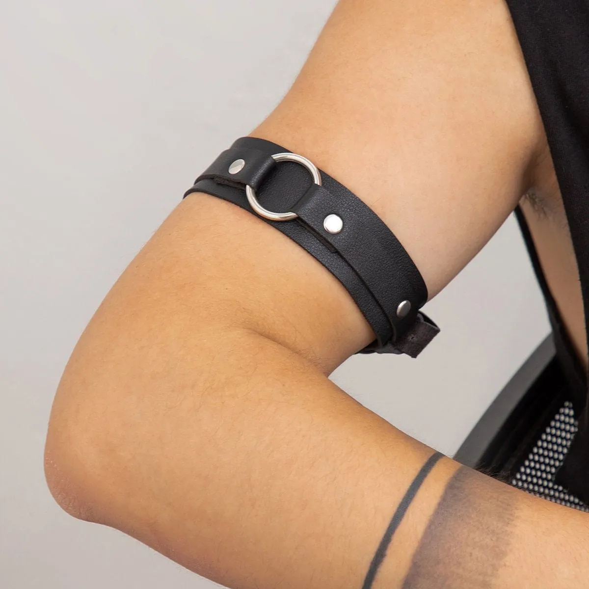 Punk PU Leather Upper Arm Cuff
