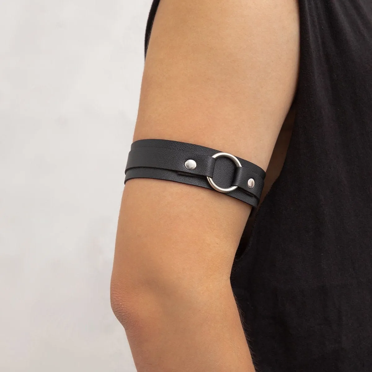 Punk PU Leather Upper Arm Cuff