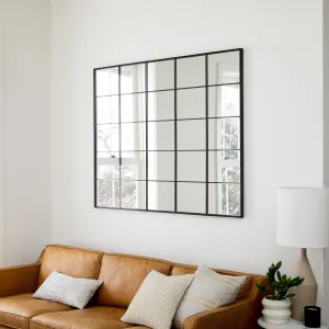 Raven Window Metal Wall Mirror