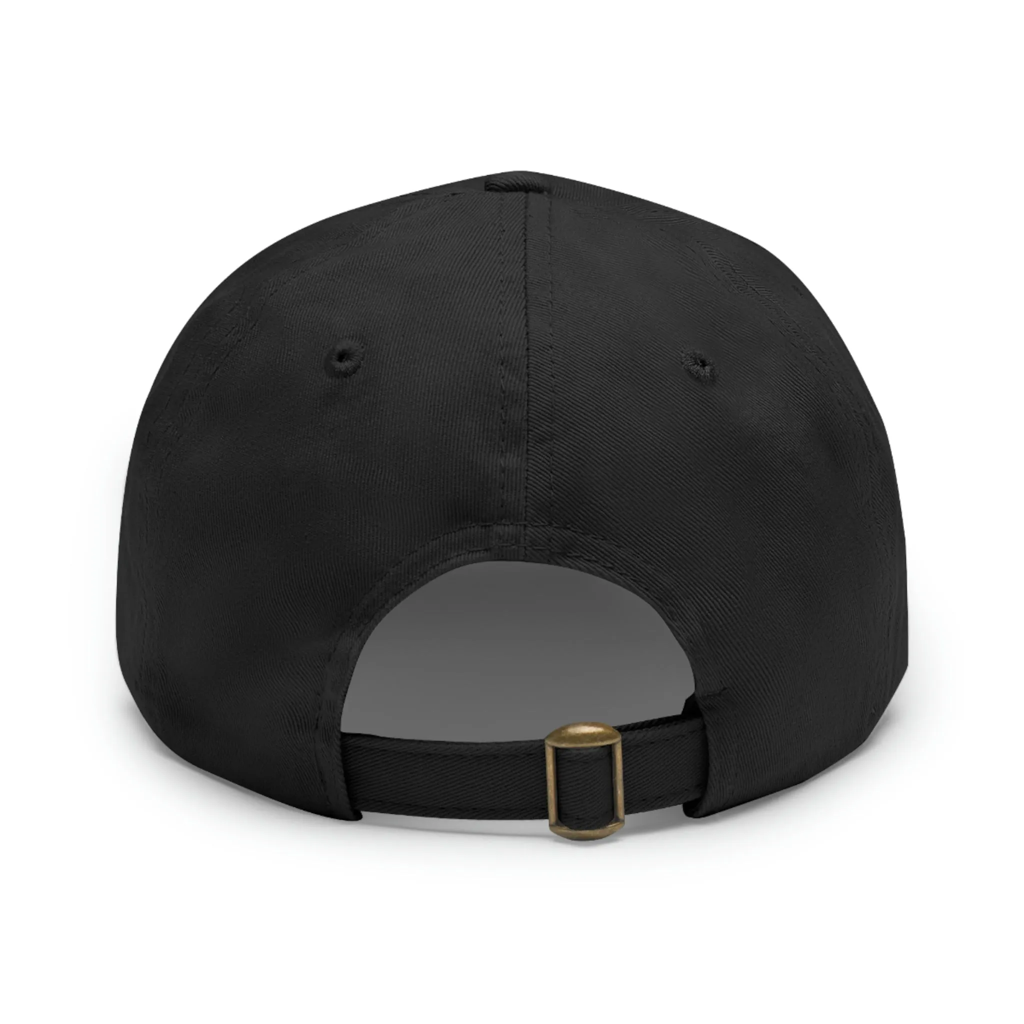 Raw Sushi "north face sushi" Dad Hat with Leather Patch blk