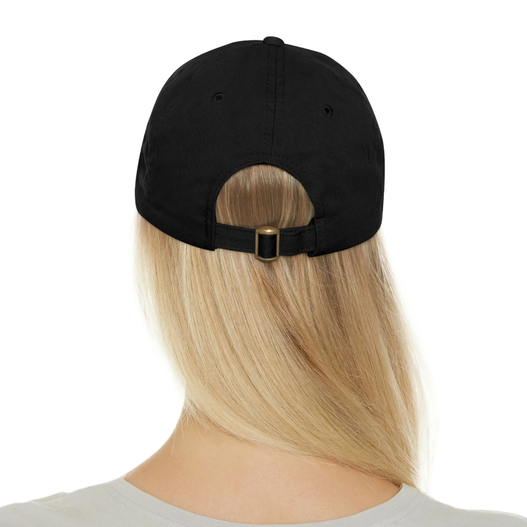 Raw Sushi "north face sushi" Dad Hat with Leather Patch blk
