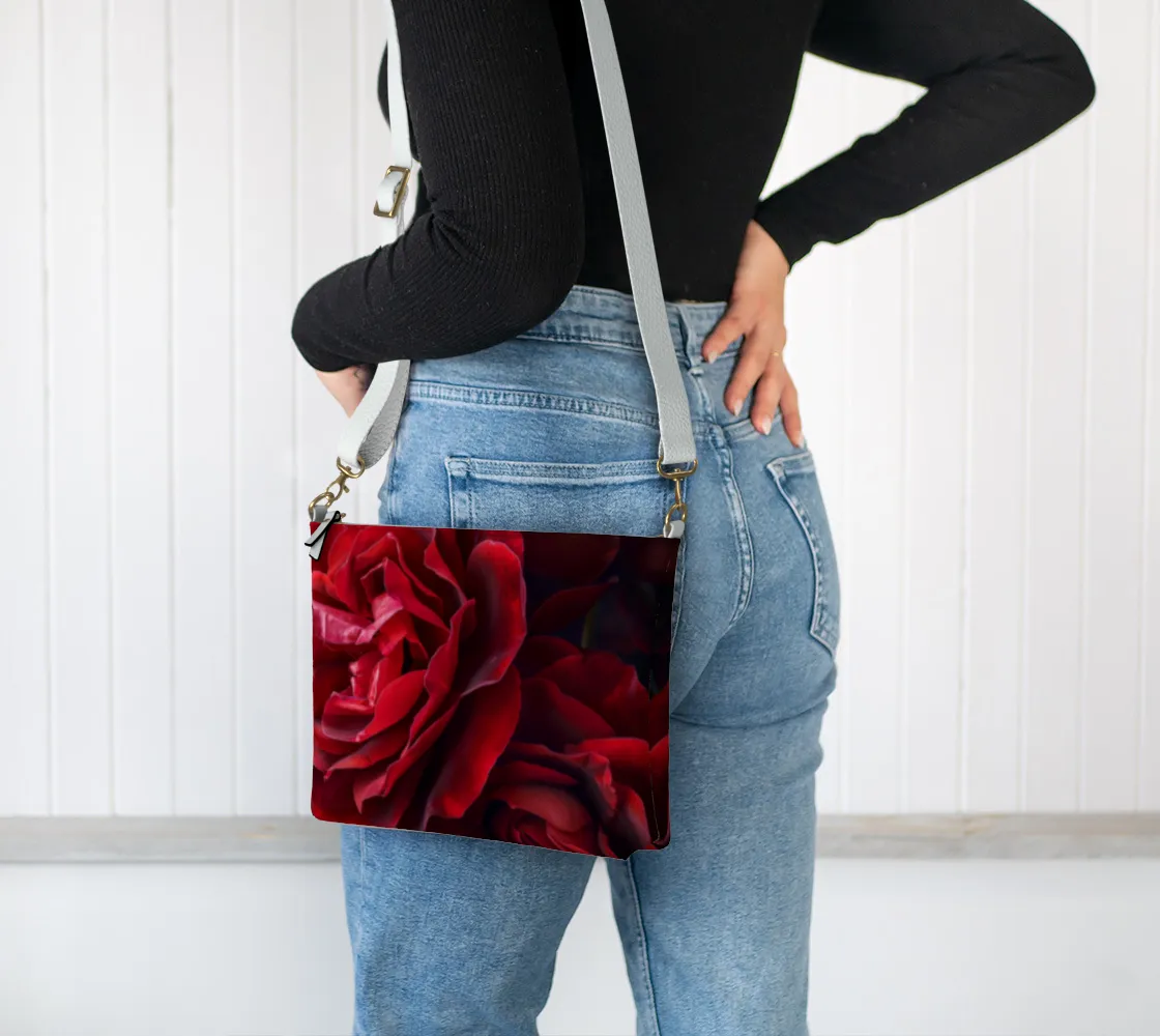 Red Rose VL Crossbody Purse