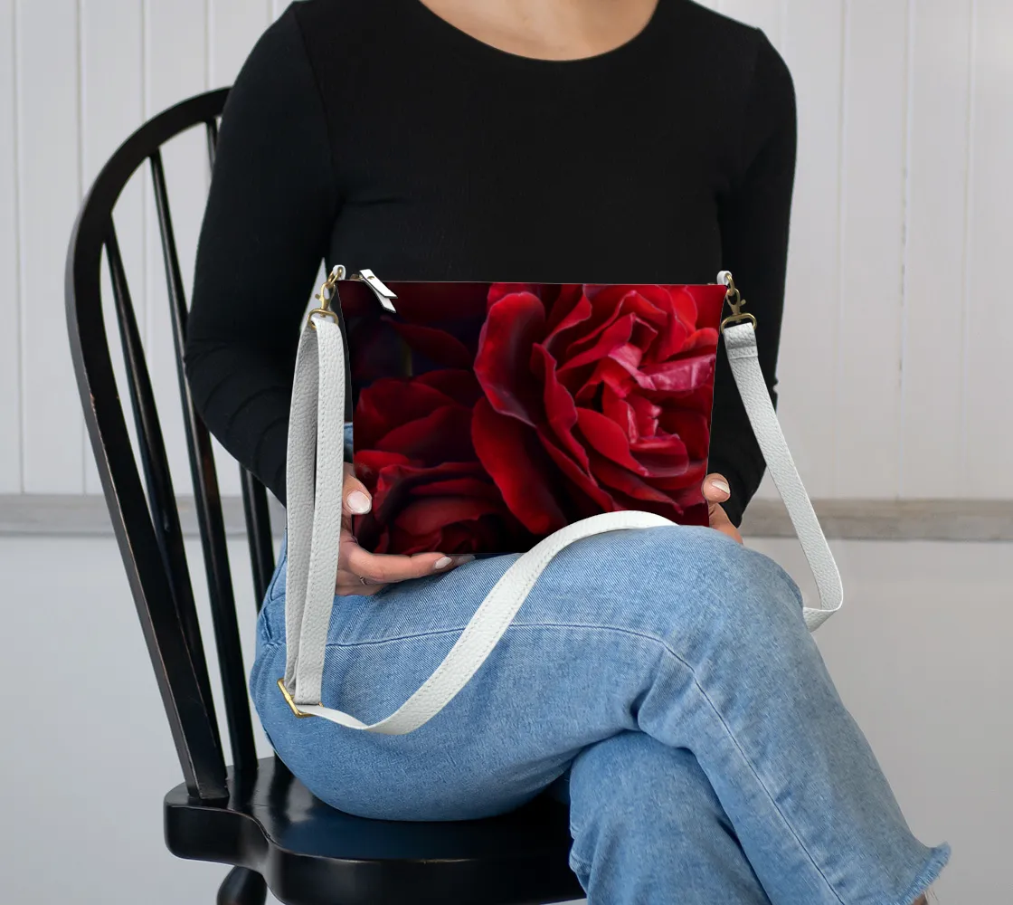 Red Rose VL Crossbody Purse