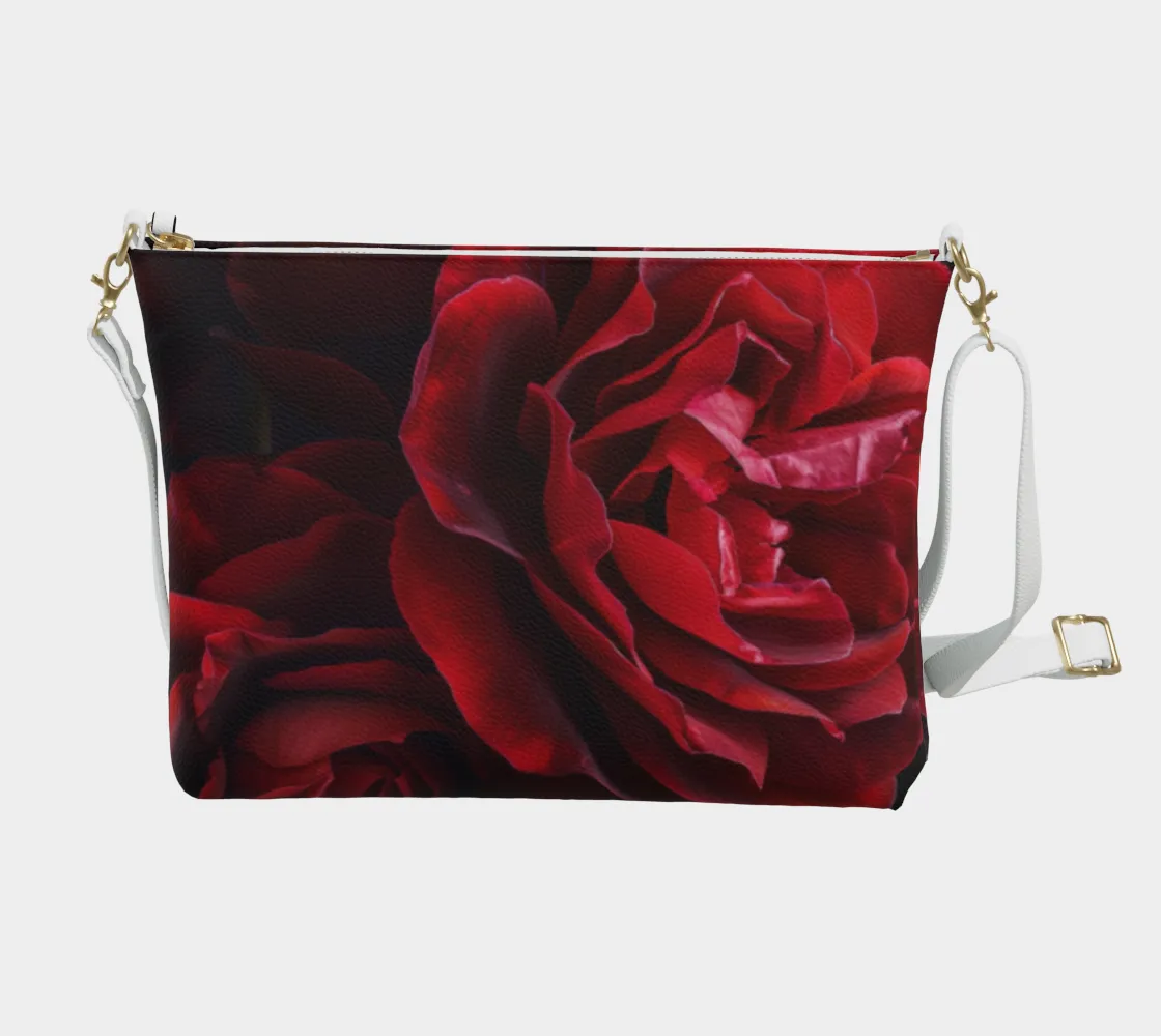 Red Rose VL Crossbody Purse