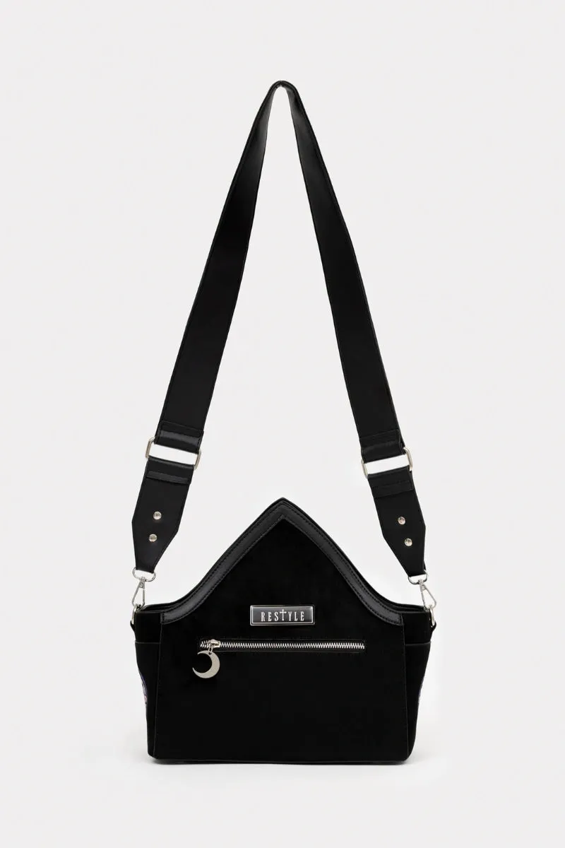 Restyle Aurora Cross Body Bag Northern Lights Embroidery