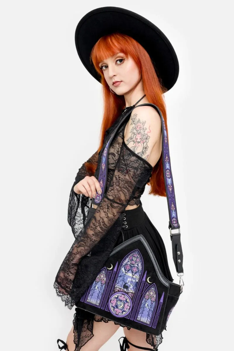 Restyle Aurora Cross Body Bag Northern Lights Embroidery