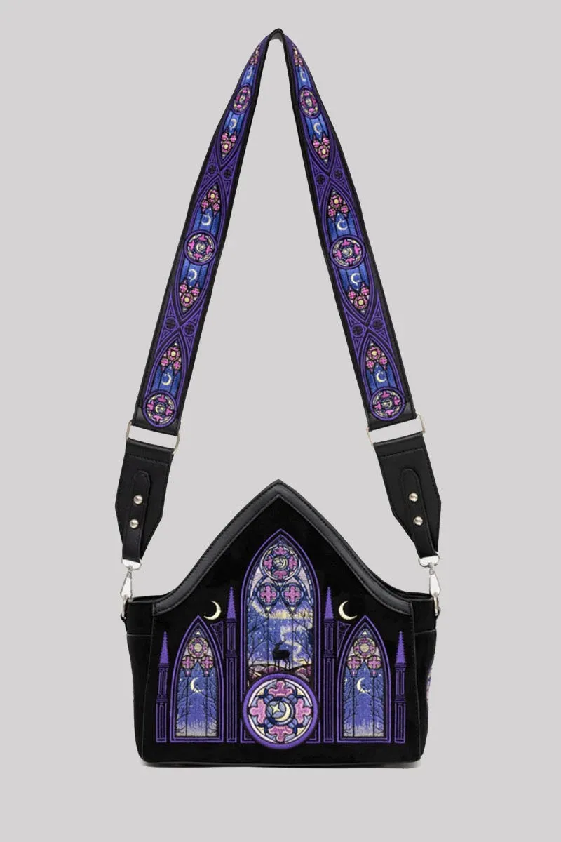 Restyle Aurora Cross Body Bag Northern Lights Embroidery