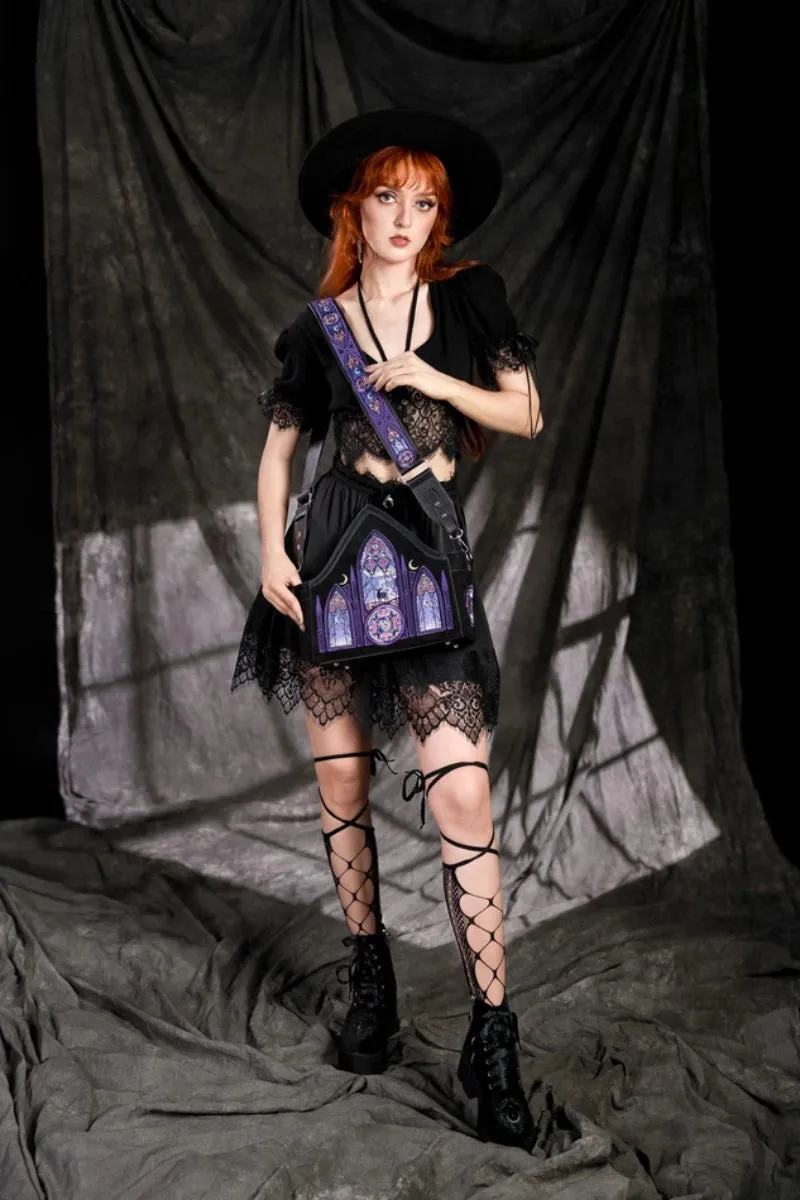 Restyle Aurora Cross Body Bag Northern Lights Embroidery