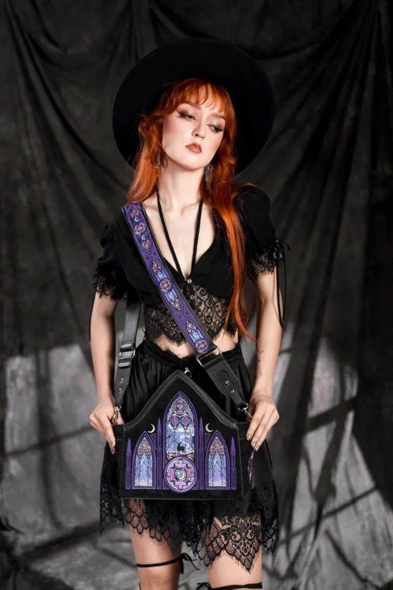 Restyle Aurora Cross Body Bag Northern Lights Embroidery