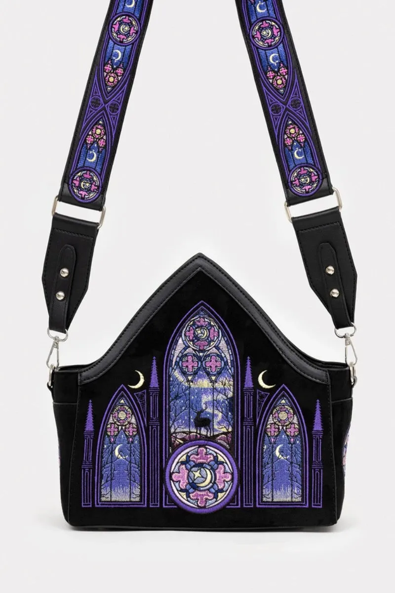 Restyle Aurora Cross Body Bag Northern Lights Embroidery