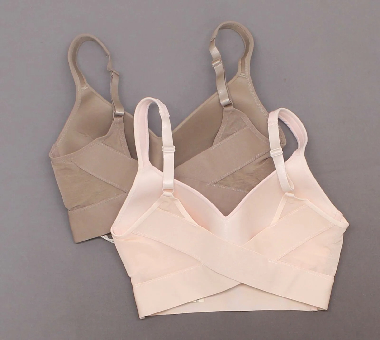 Rhonda Shear 2 Pack Molded Cup Bras With Mesh Back Detail