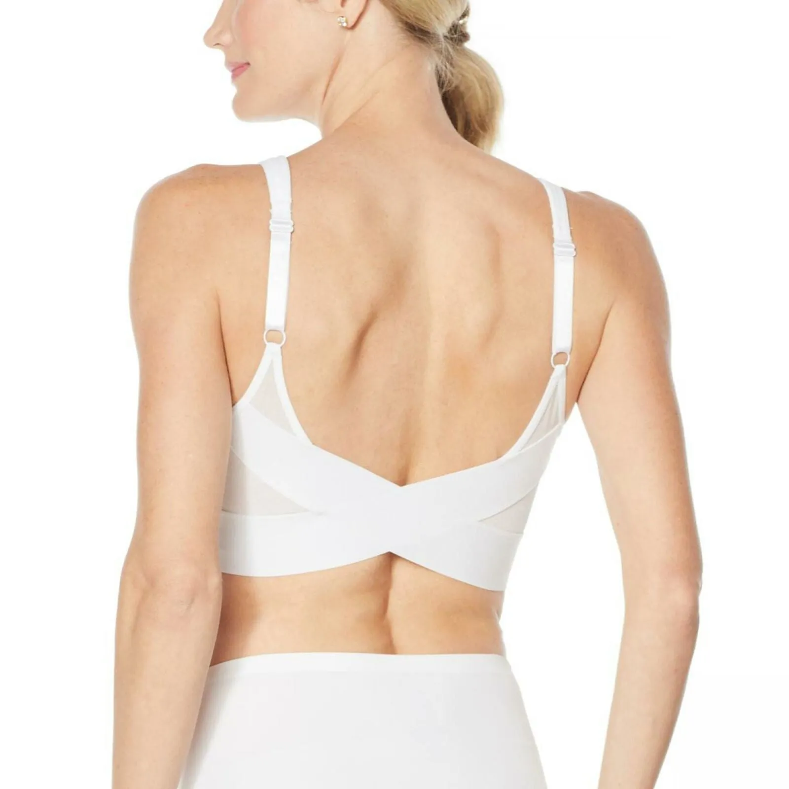 Rhonda Shear 2 Pack Molded Cup Bras With Mesh Back Detail