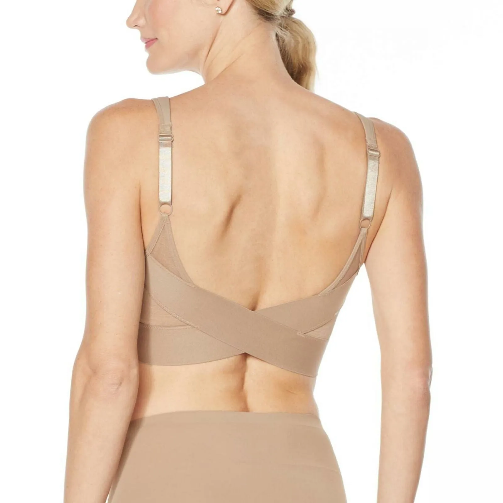 Rhonda Shear 2 Pack Molded Cup Bras With Mesh Back Detail