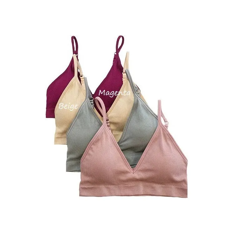 Ribbed Seamless Bralette