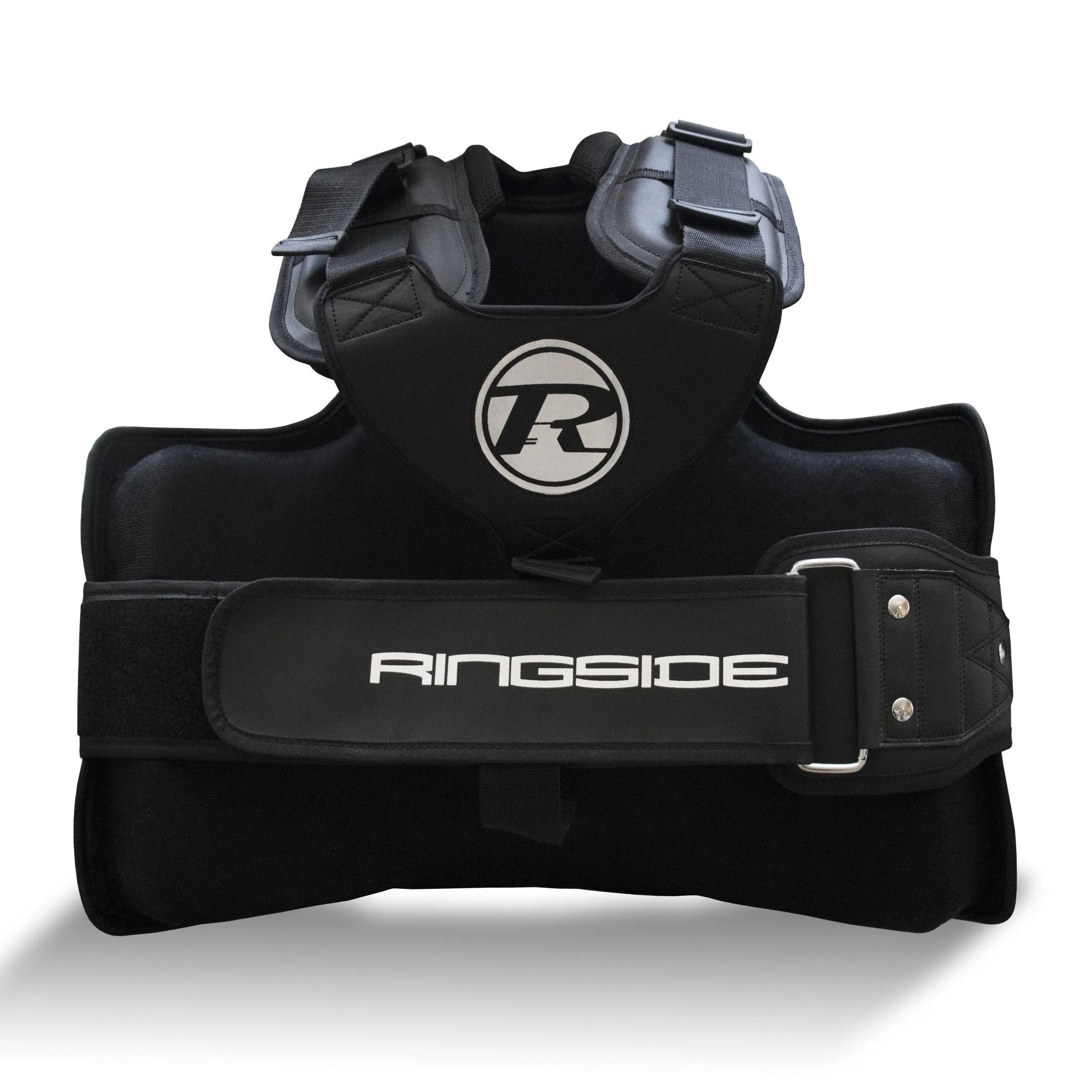 RINGSIDE PRO TECH G1 COACHES BODY PROTECTOR-BLACK/WHITE