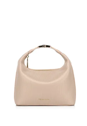 Riri in Love Belt Buckle Hobo Bag (Nude)