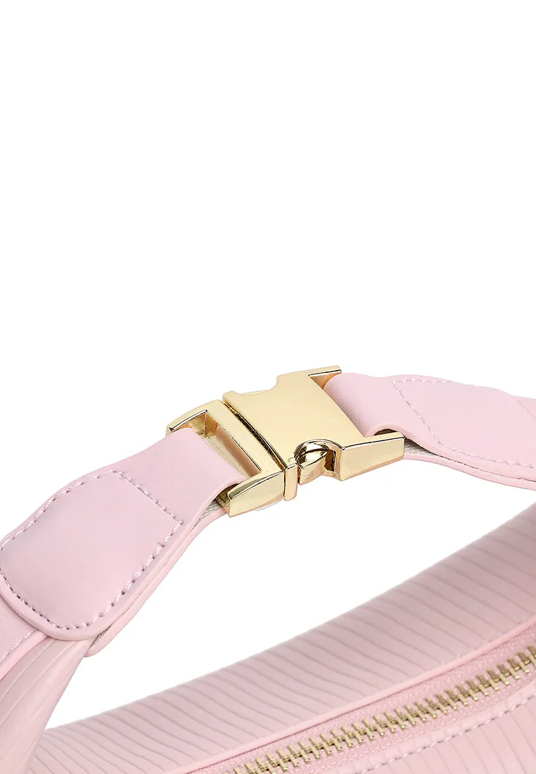 Riri in Love Belt Buckle Hobo Bag (Pink)