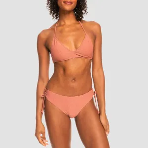 Roxy Coconut Crew Triangle Two Piece Bikini Set Cedar Wood - Womens